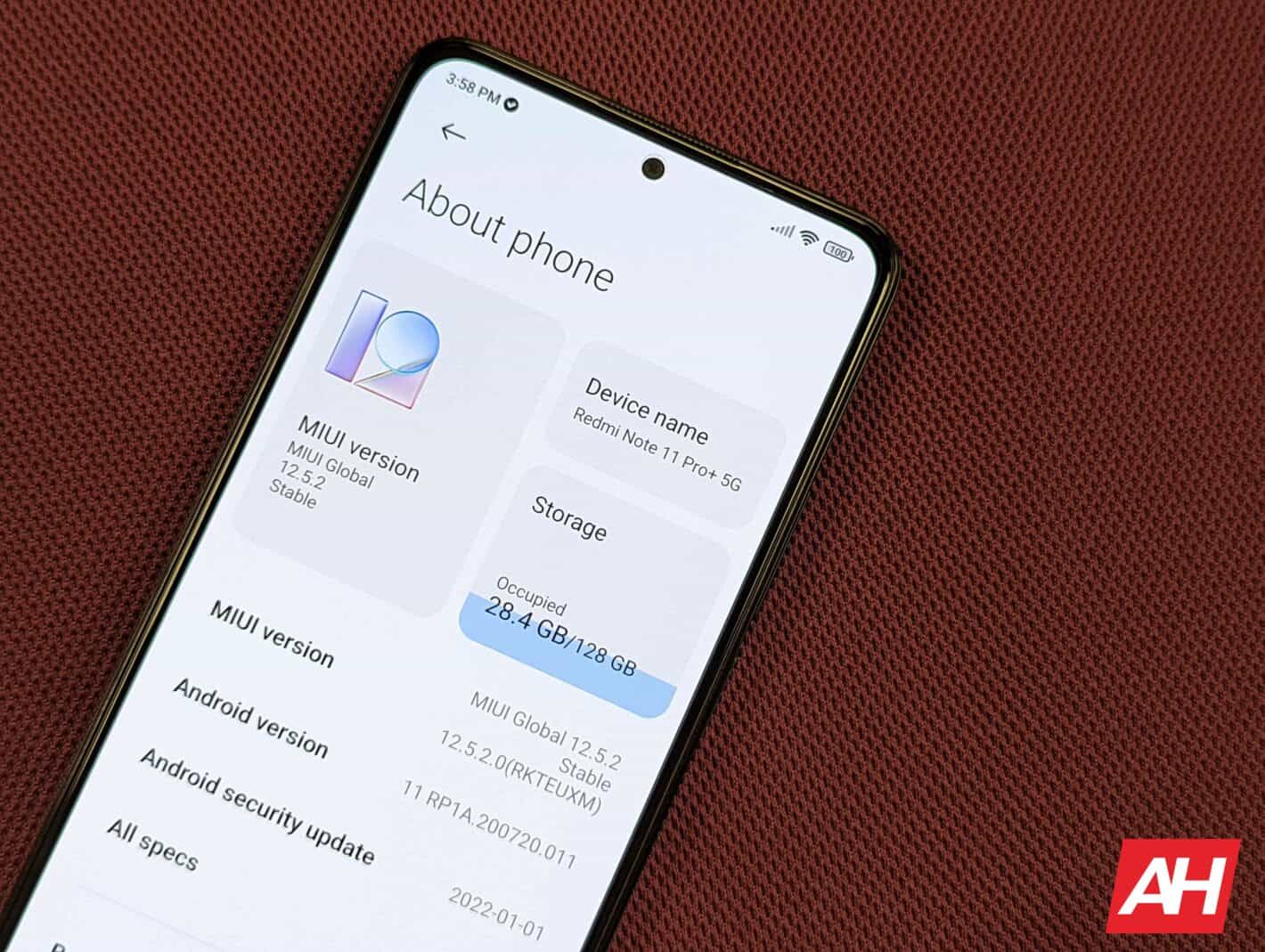 Redmi Note 11 Pro Plus 5G AH HR Software