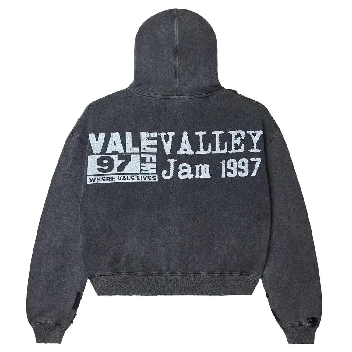 Vale Forever Big Chain Luxe Hoodie Black - Image 2