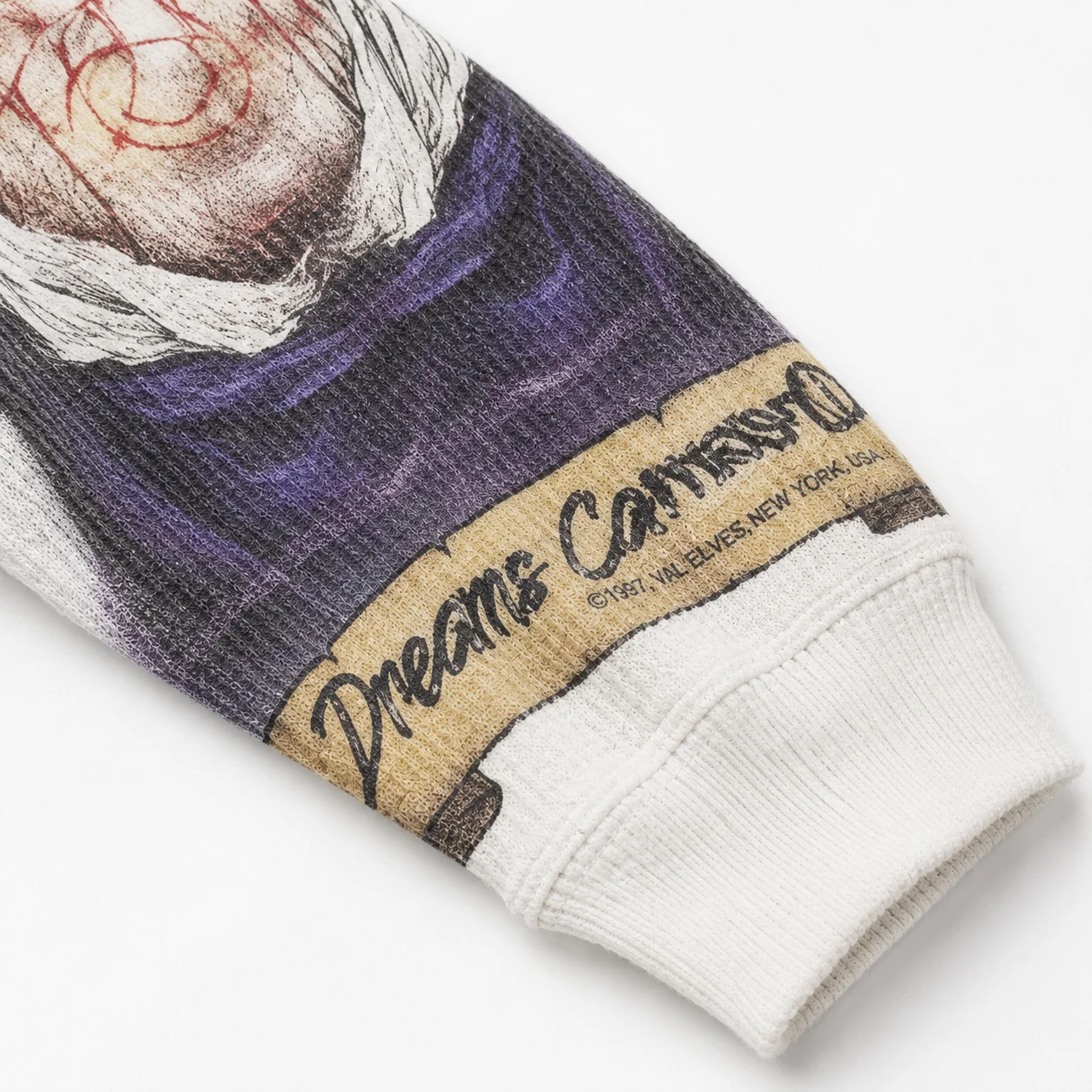 Vale Forever Valley Dreams Cross Print Sweatshirt White - Image 3
