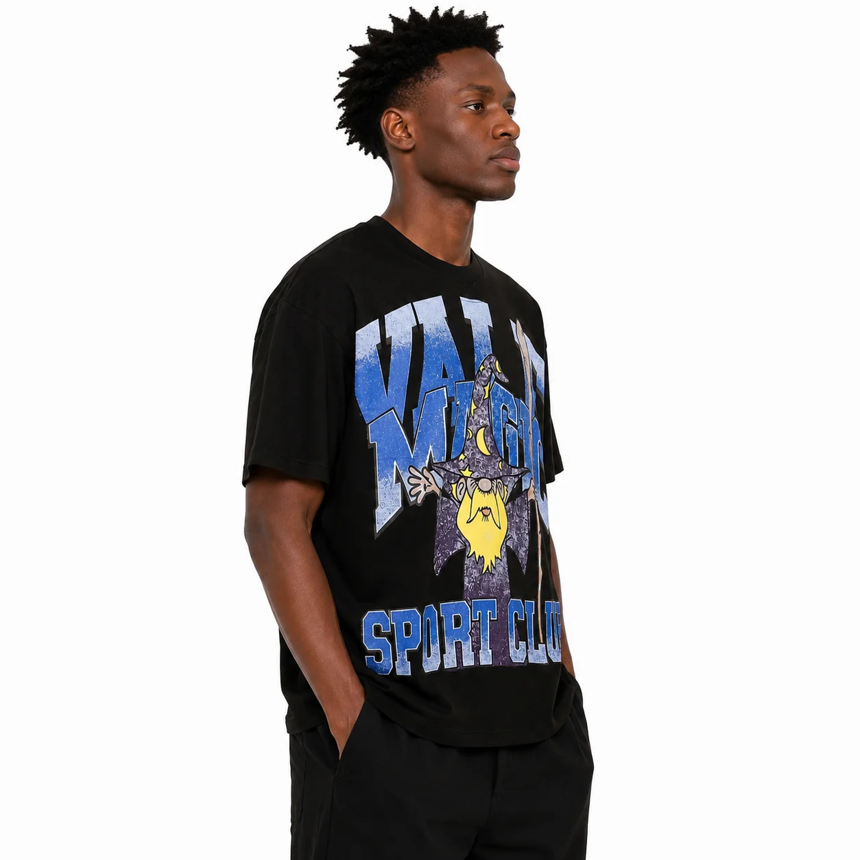 Vale Forever Vale Magic Sport Club Graphic Tee ‘Black/Blue/Purple’ - Image 5