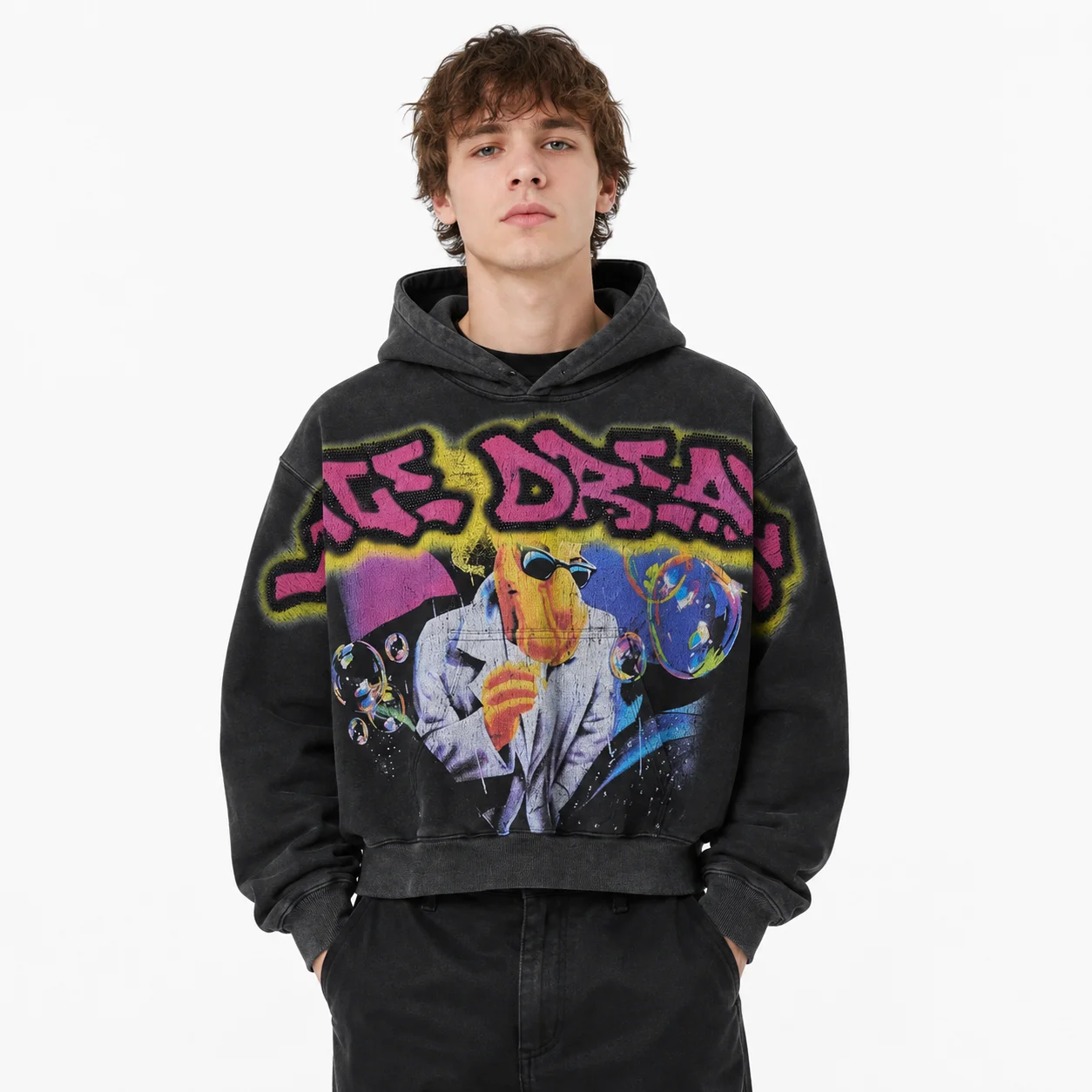 Vale Forever Over-Sized Camel Pullover Hoodie - Image 6