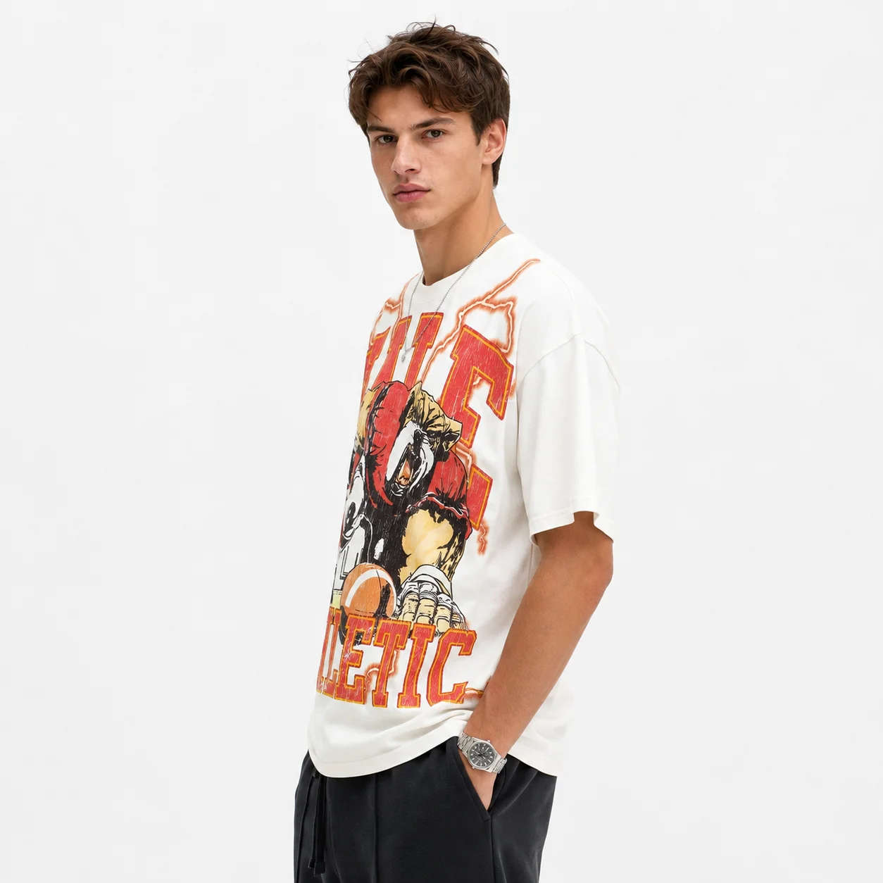 Vale Forever Big Dog Tee ‘White’ - Image 6