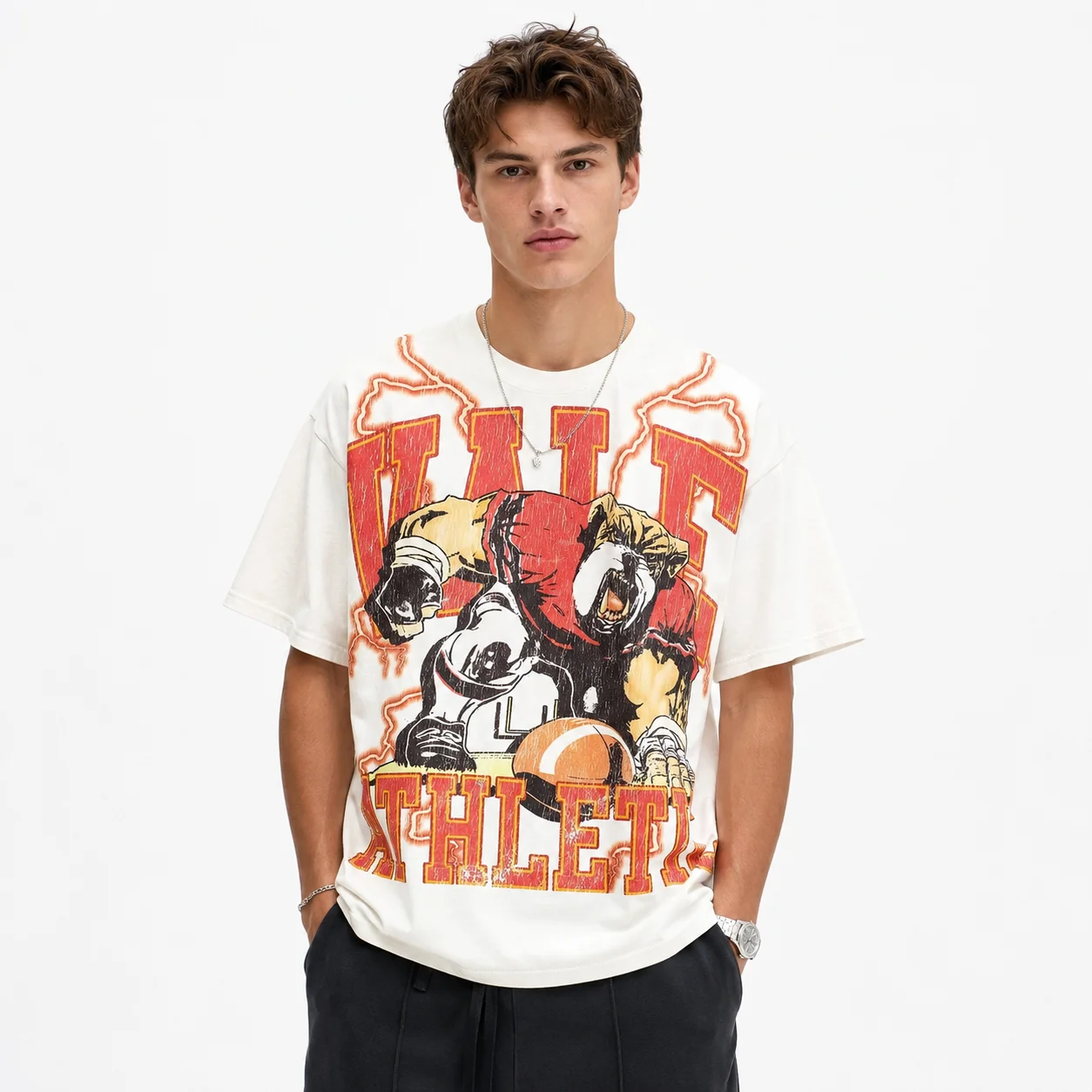 Vale Forever Big Dog Tee ‘White’ - Image 7
