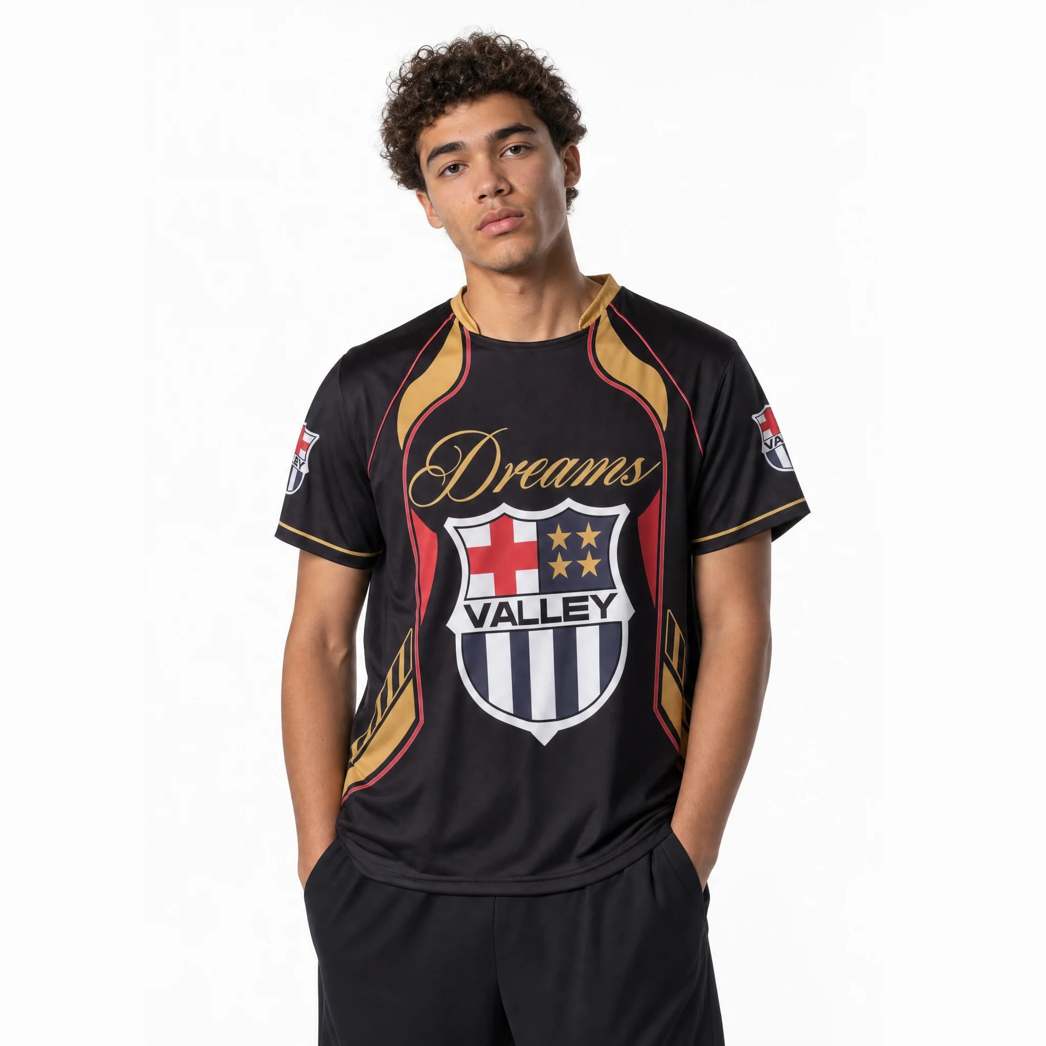 Vale Forever Dreams Futbol Jersey Black - Image 6