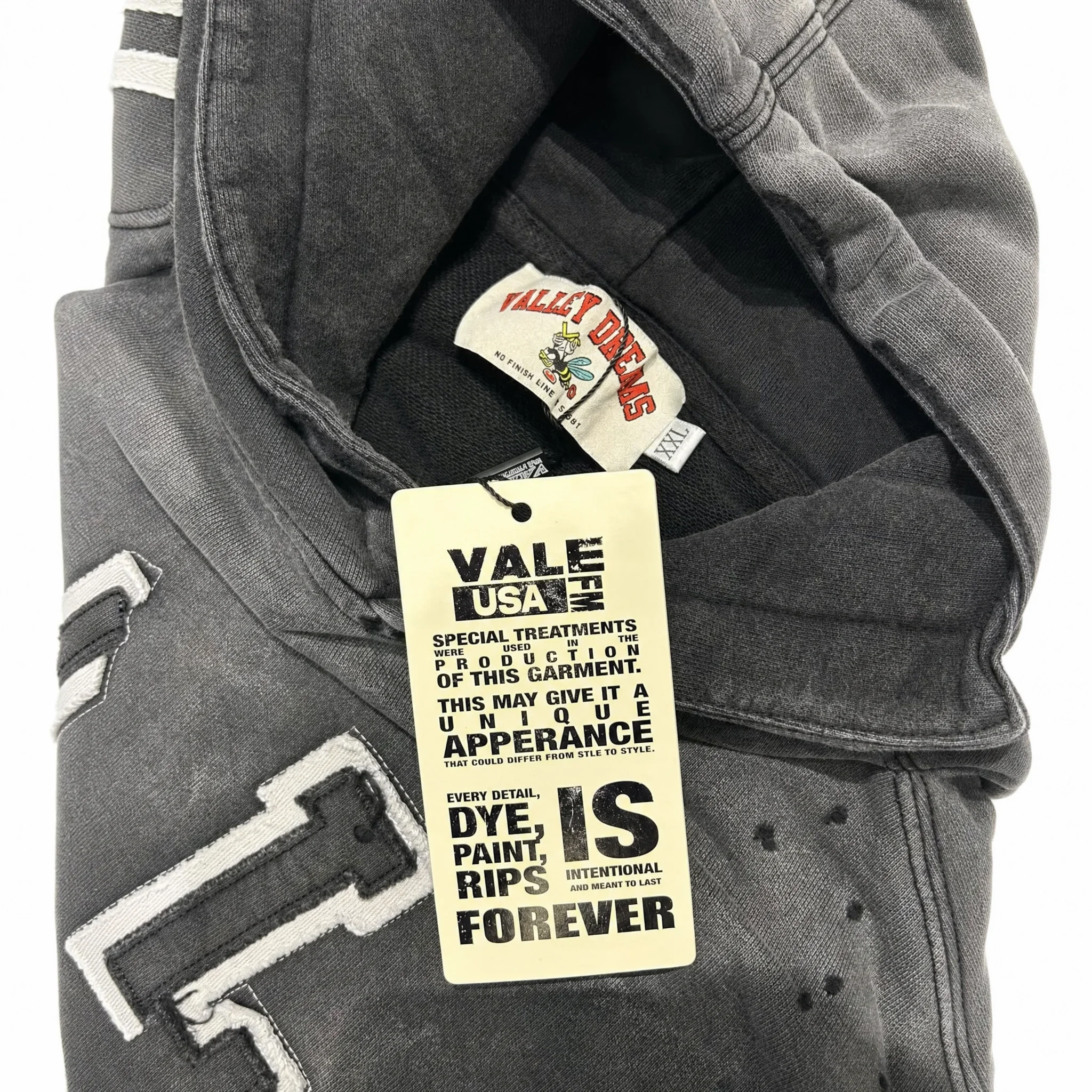 Vale Forever Valley Dreams Bee Hoodie Black - Image 3