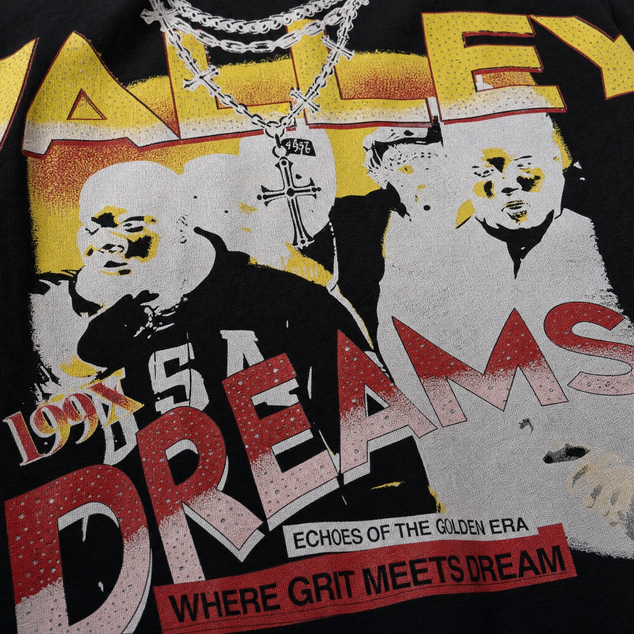 Vale Forever Valley Dreams Graphic Tee ‘Black/Yellow/Red’ - Image 3