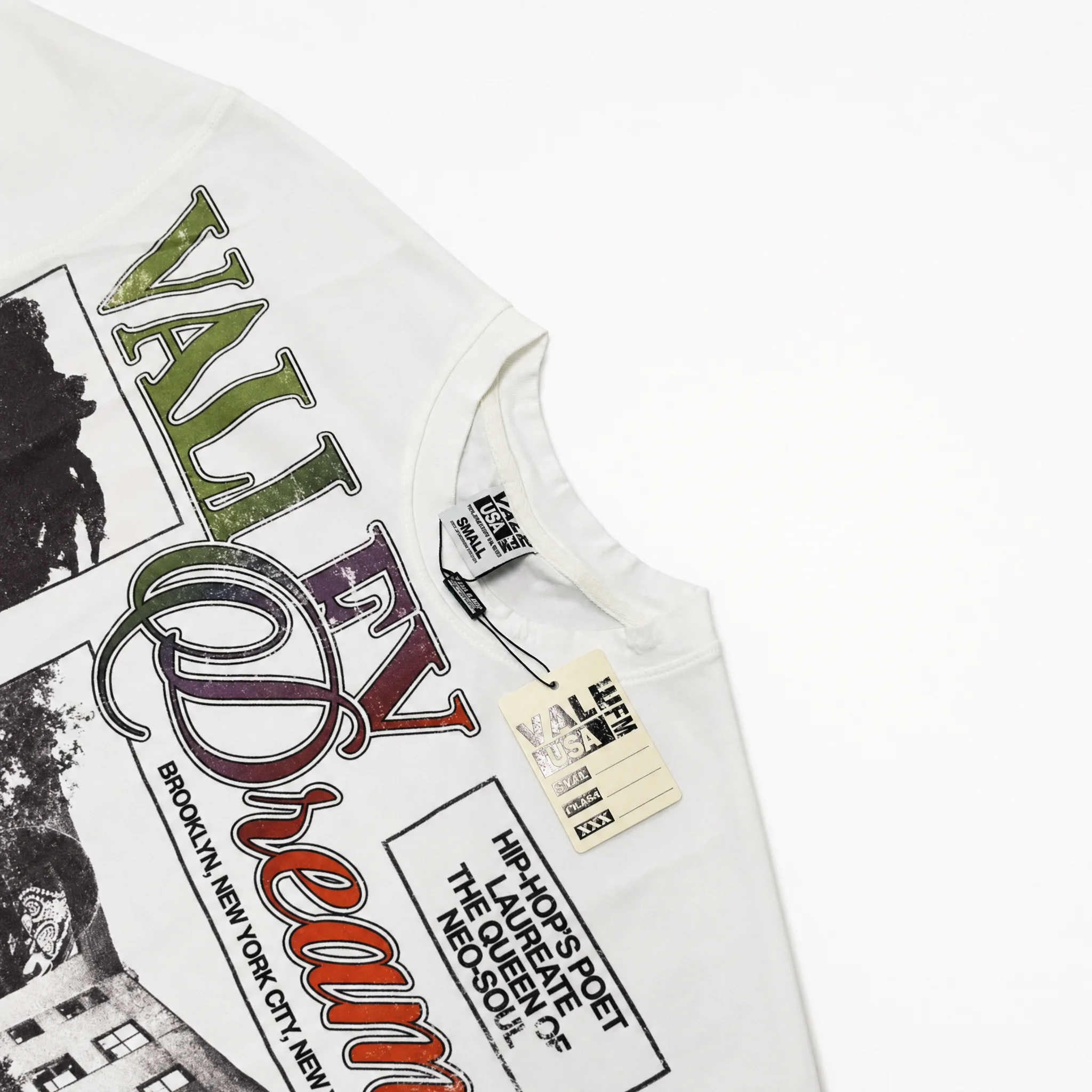 Vale Forever Valley Dreams If I Ruled The World T-Shirt White - Image 4