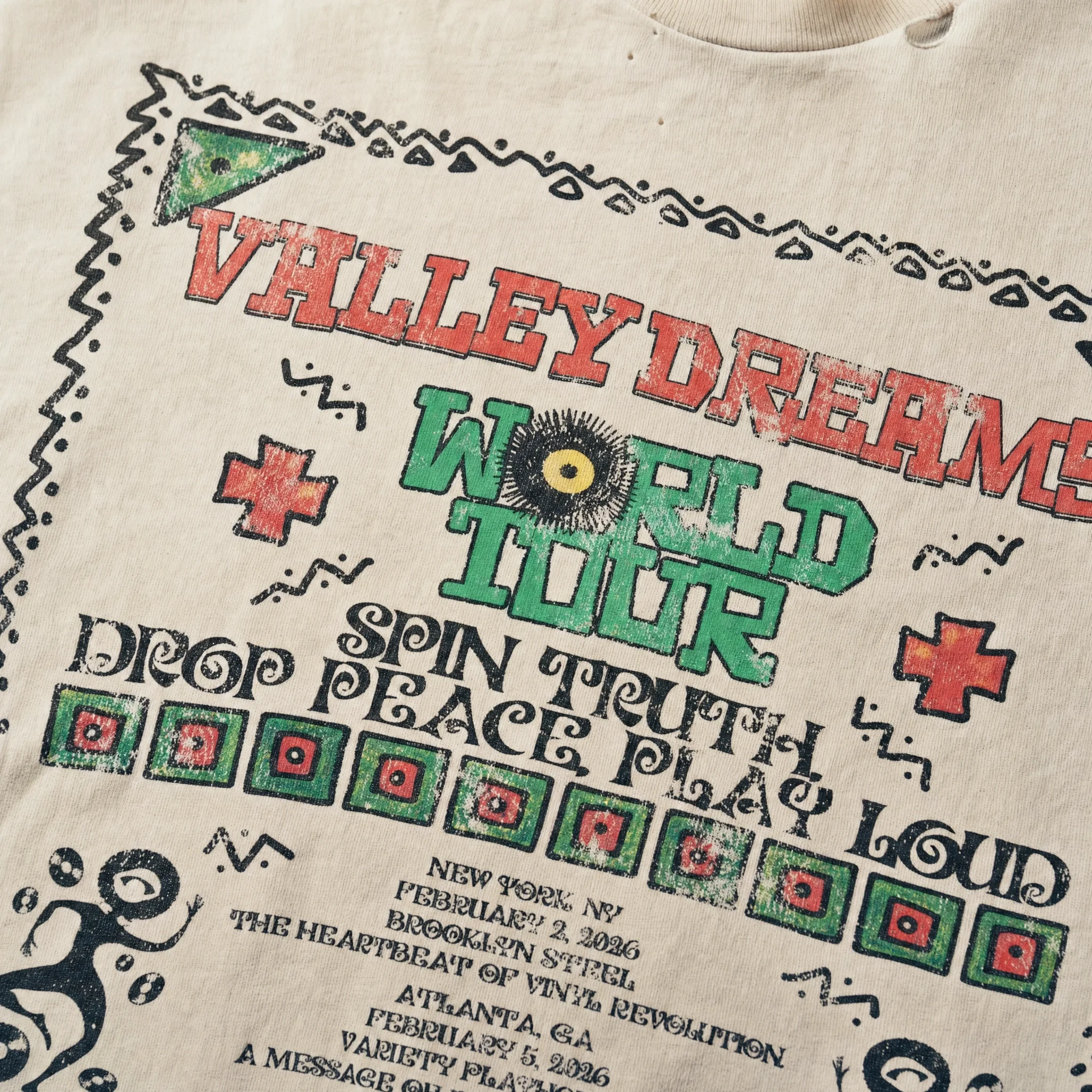 Vale Forever Valley Dreams T-Shirt Beige - Image 5