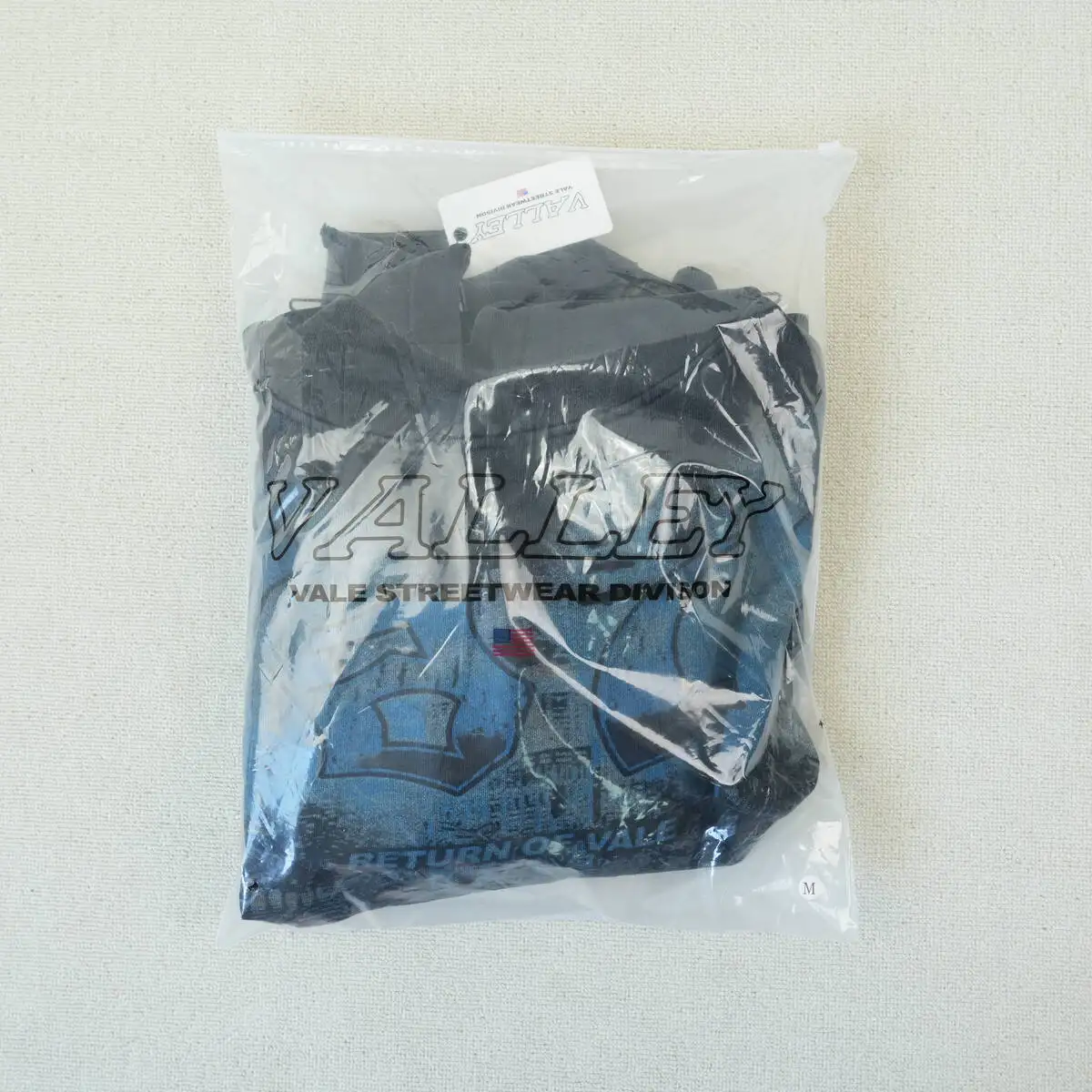 Vale Return Graphic Hoodie – Black/Blue - Image 6