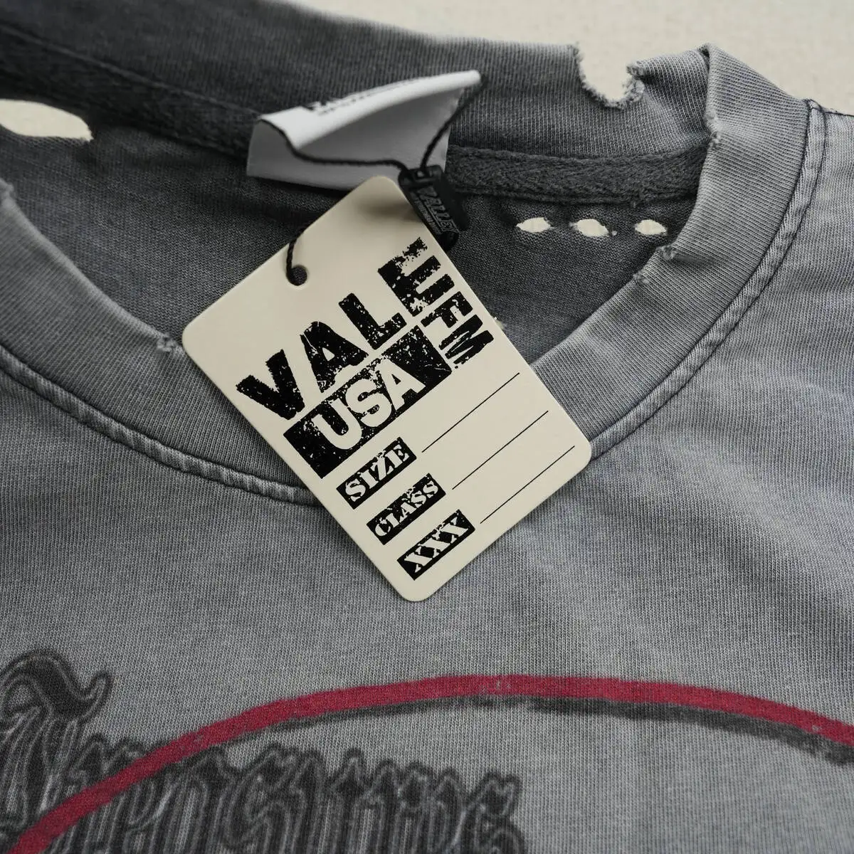 Vale United in Faith Graphic Tee – Grey - Image 3