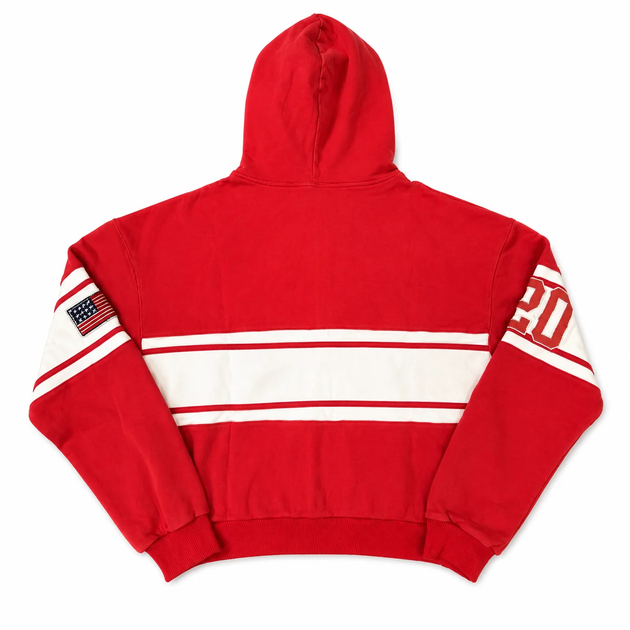 Vale Forever “Life Is Forever” (Valley Sport) Zip Up Hoodie Red - Image 2