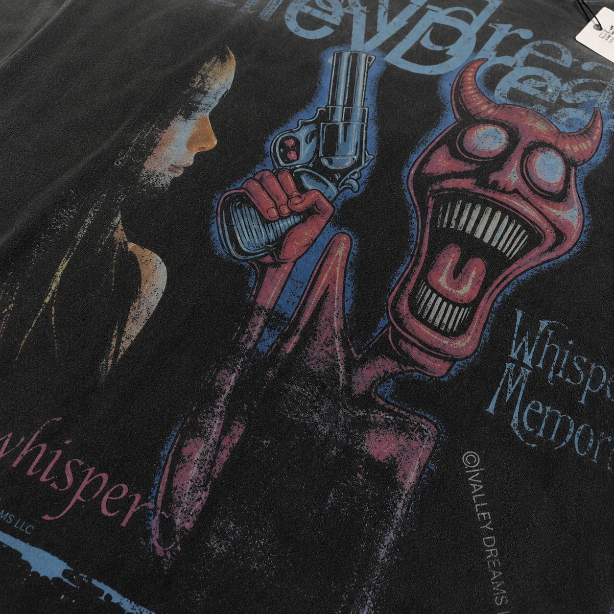 Vale Forever “Loud Whisper” / “Whisper Memories” Tee Black - Image 4