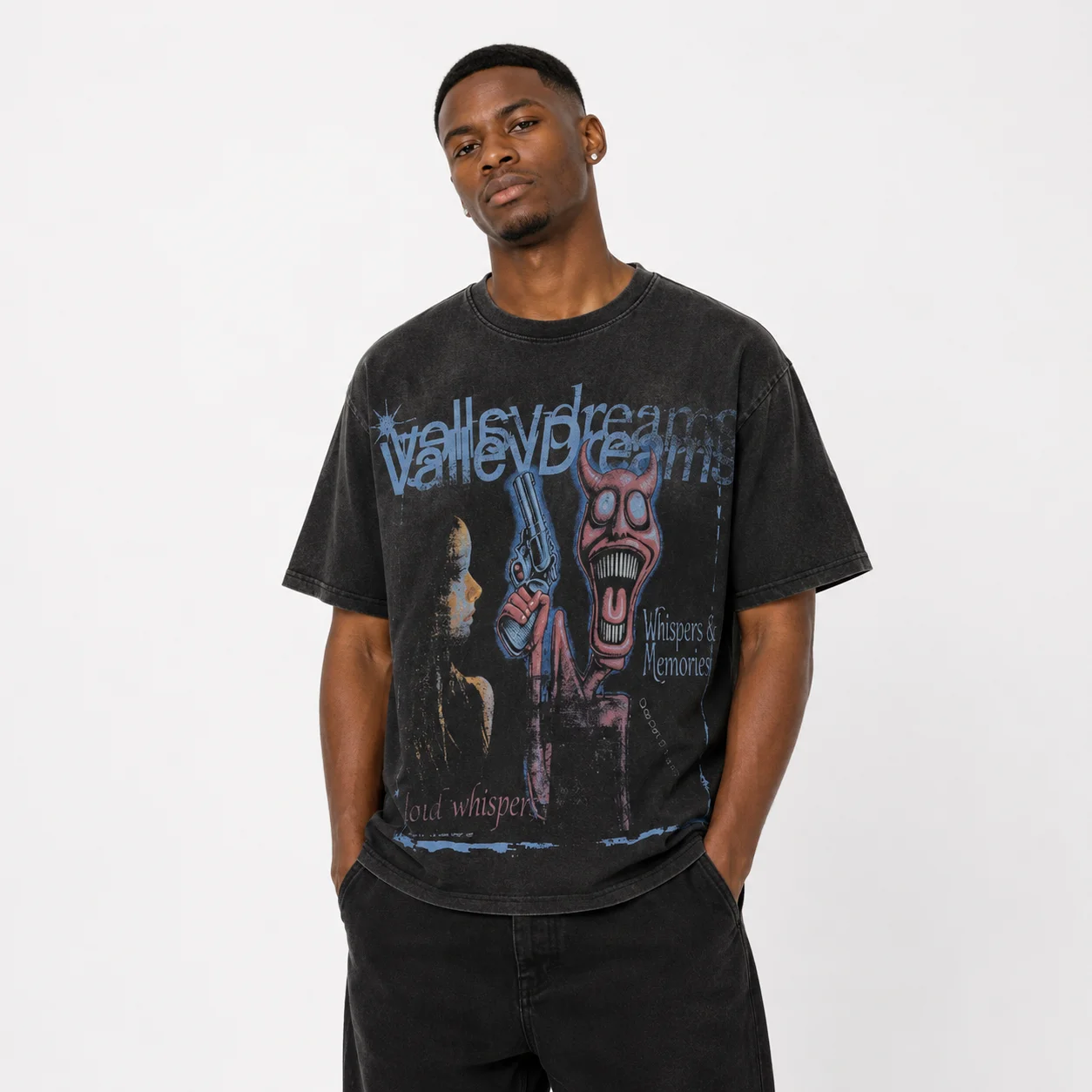 Vale Forever “Loud Whisper” / “Whisper Memories” Tee Black - Image 5