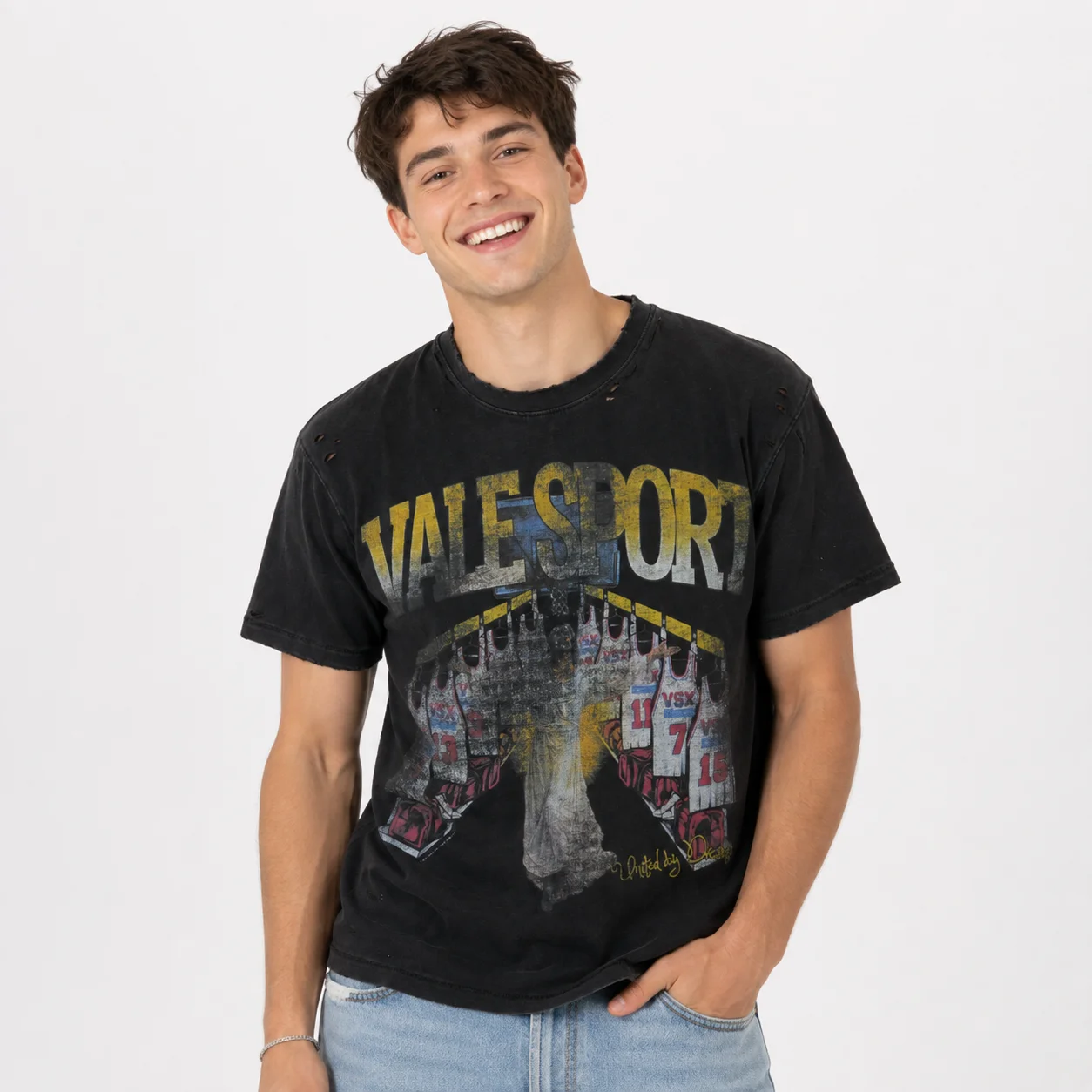 Vale Forever “Vale Sport” (United by Dreams) Tee Black - Image 5
