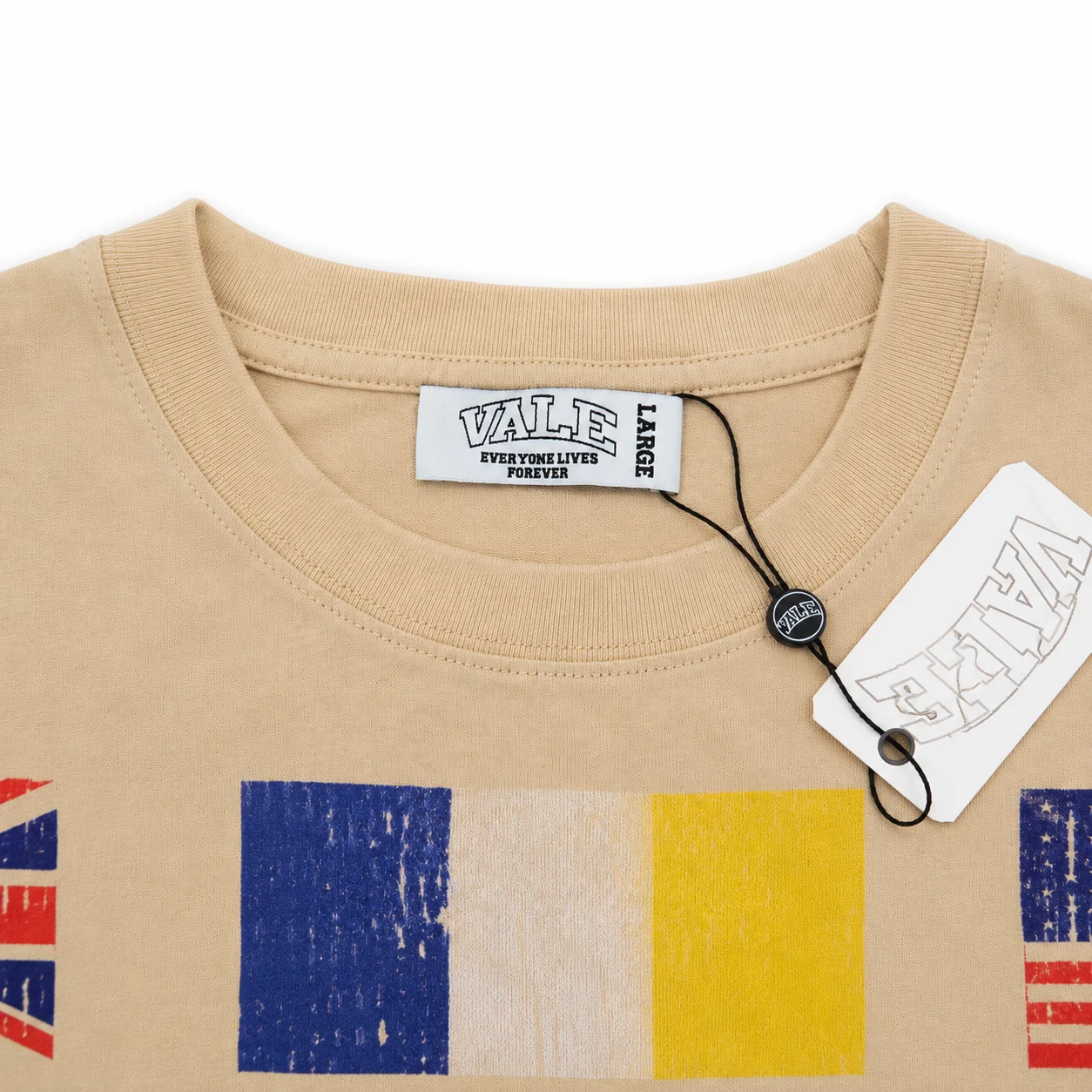 Vale Forever “Valley Sports Division Internationale” Tee Beige - Image 3