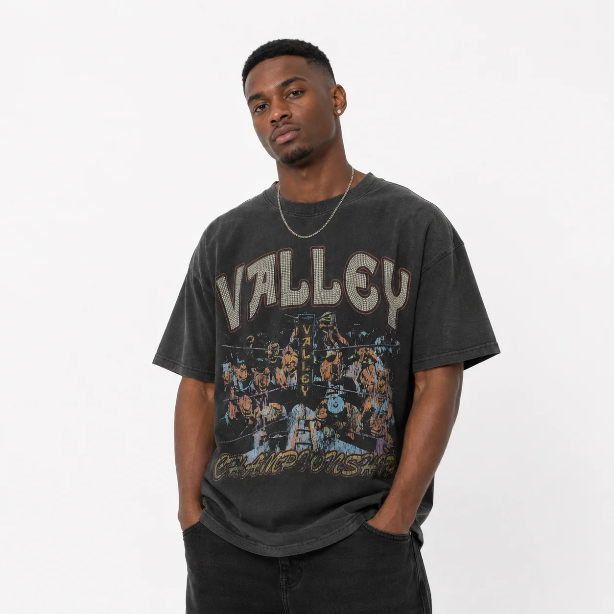 Vale Forever “Boxing Bling” Tee Black - Image 5