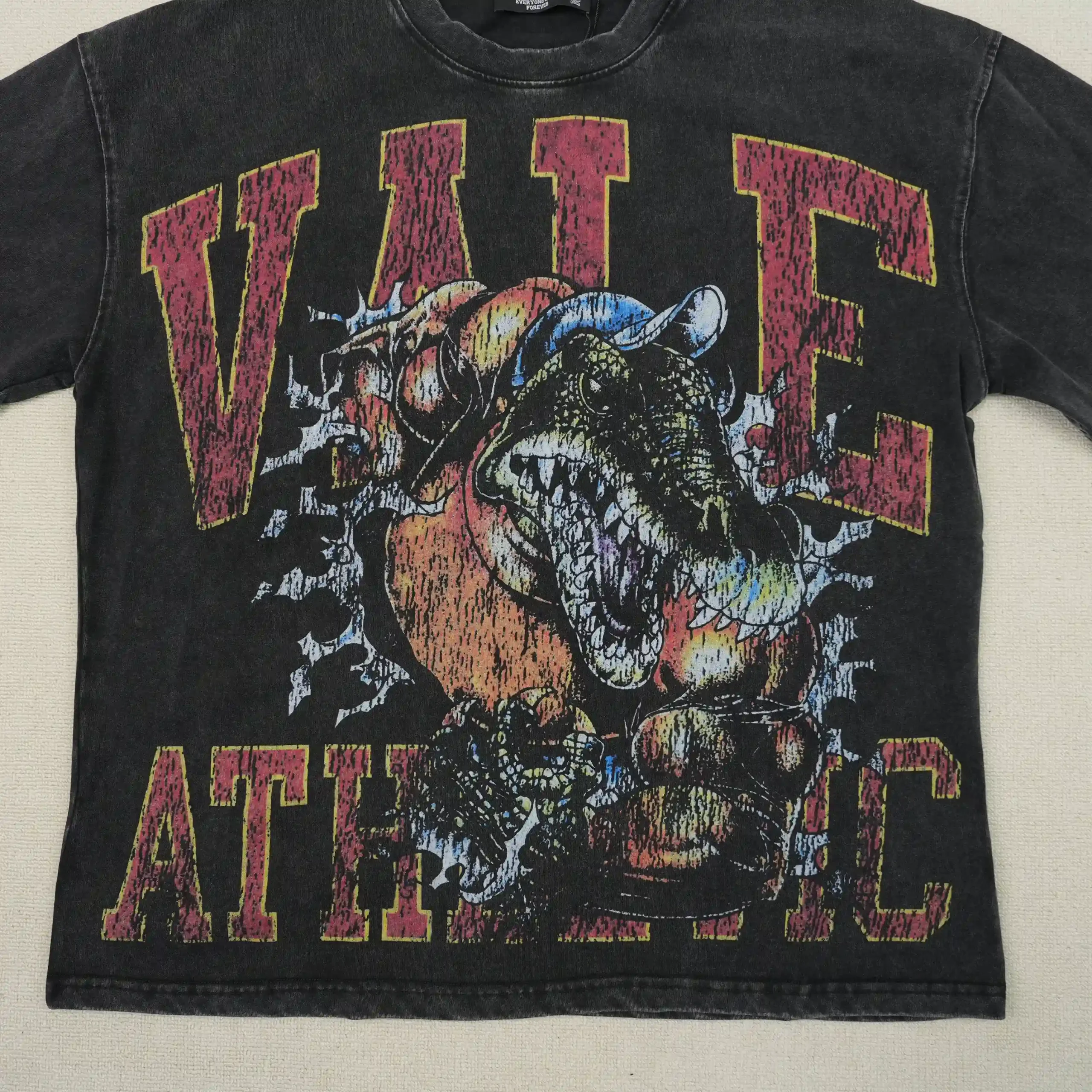 Athletic Dinosaur Tee Vintage Black - Image 3