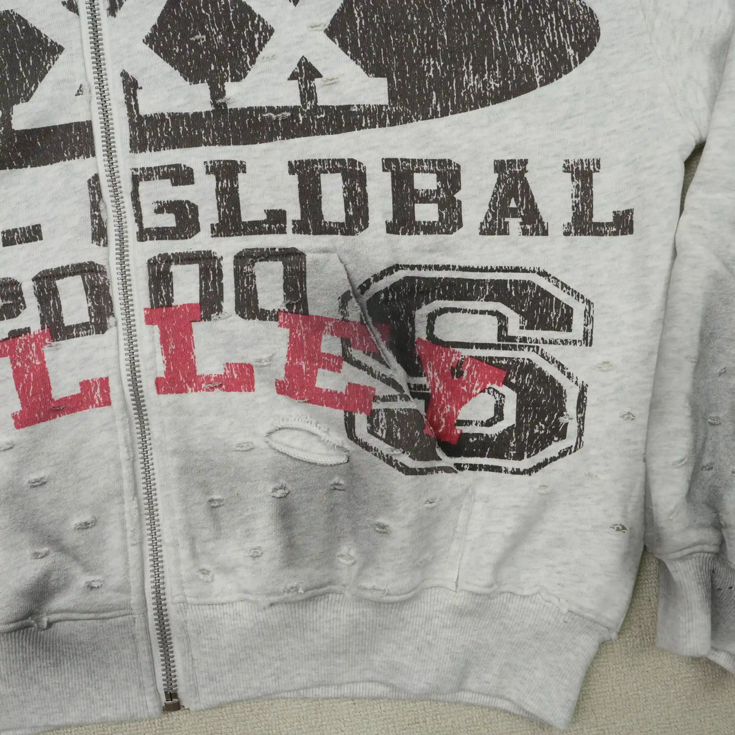 Athletica Xxx Zip Up Hoodie Grey - Image 11