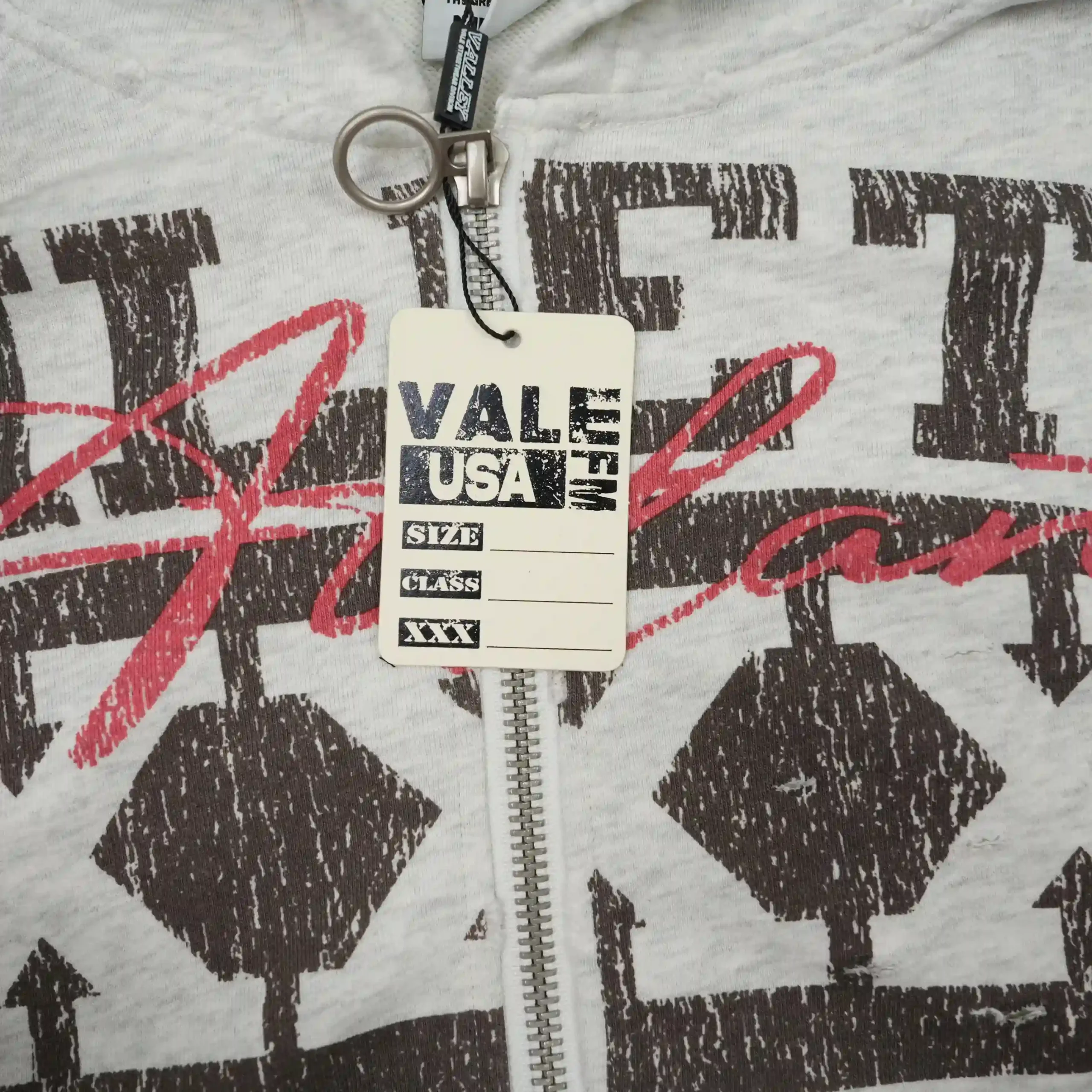 Athletica Xxx Zip Up Hoodie Grey - Image 15