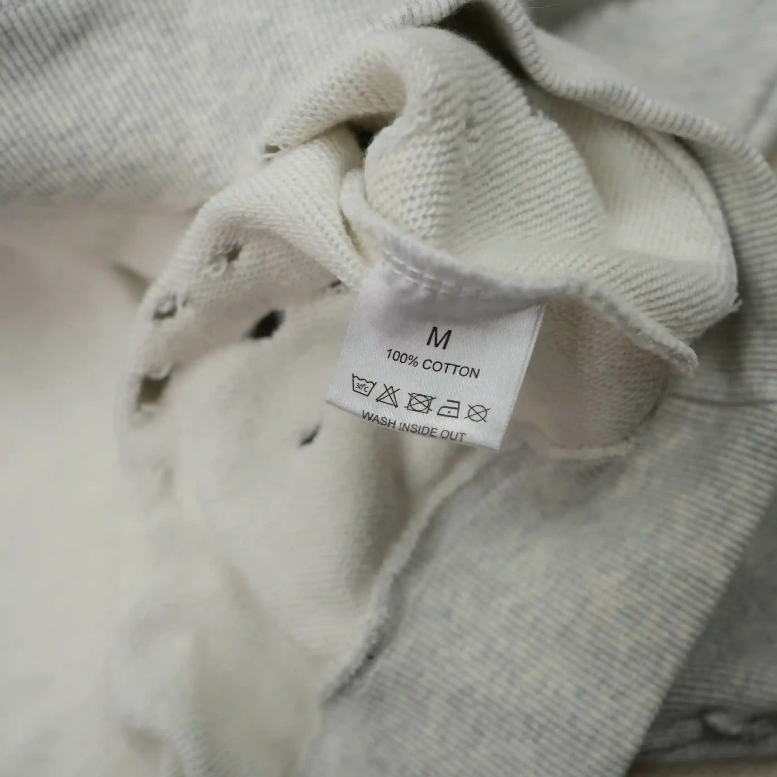 Distressed Chain Hoodie Heather Grey - Image 10