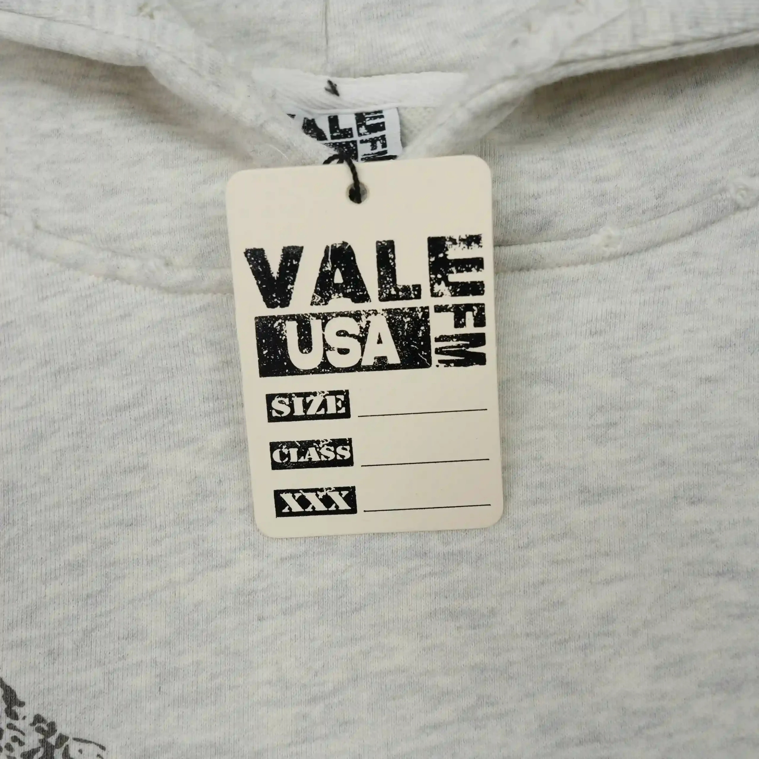 Distressed Chain Hoodie Heather Grey - Image 8