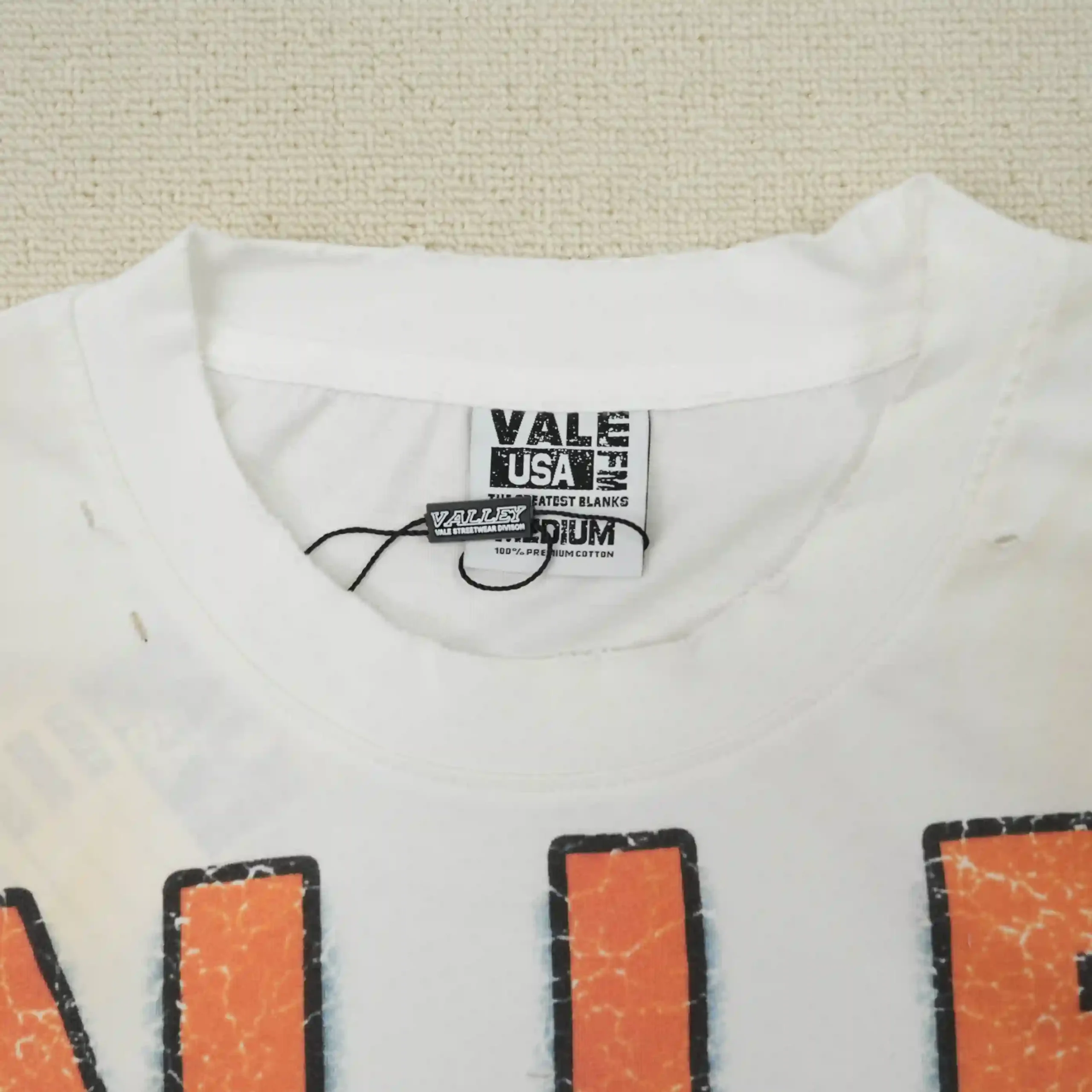 Hockey Goalie Tee Vintage White - Image 4