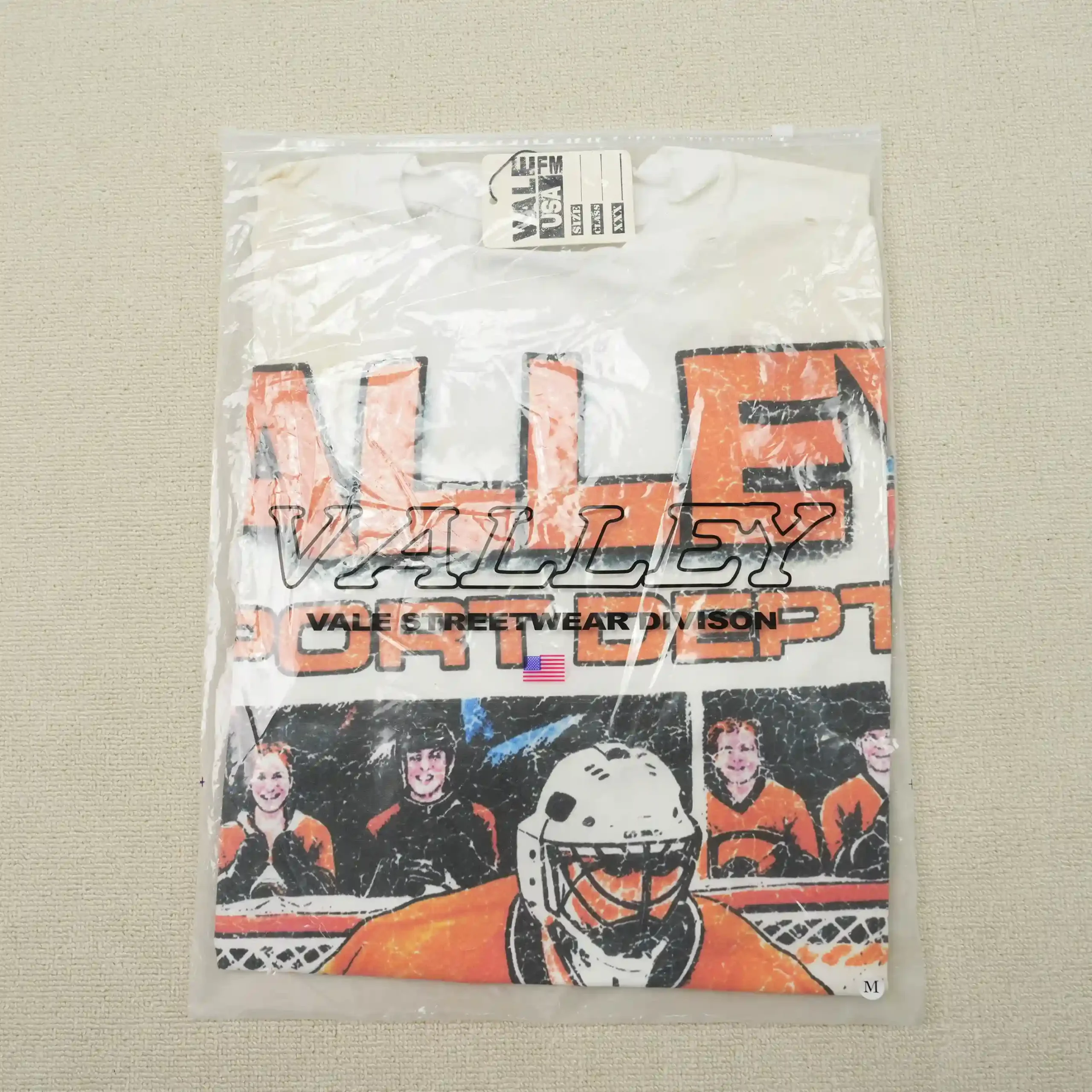 Hockey Goalie Tee Vintage White - Image 9