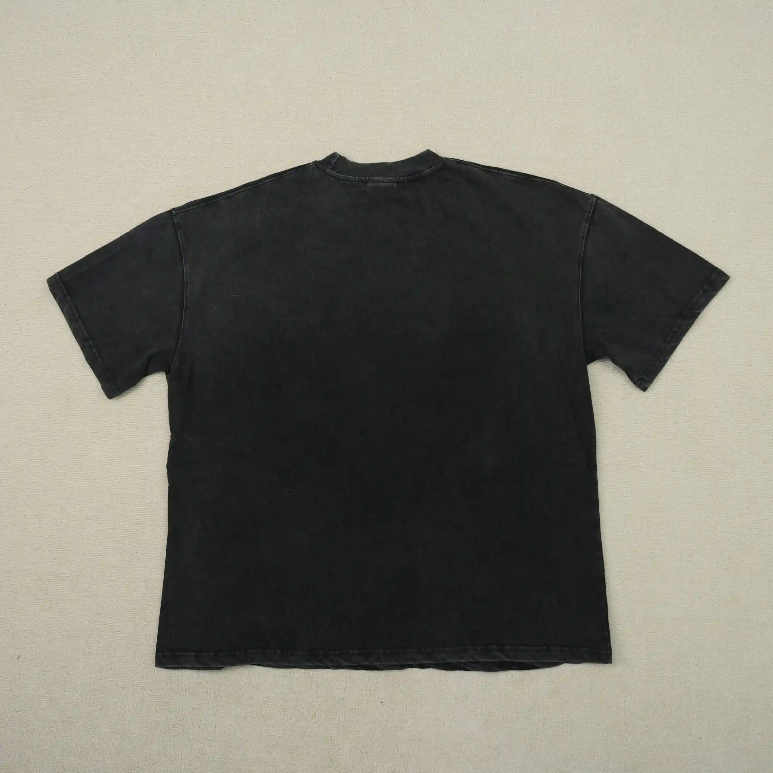 Jesus Vs Hellboy Tee Vintage Black - Image 4