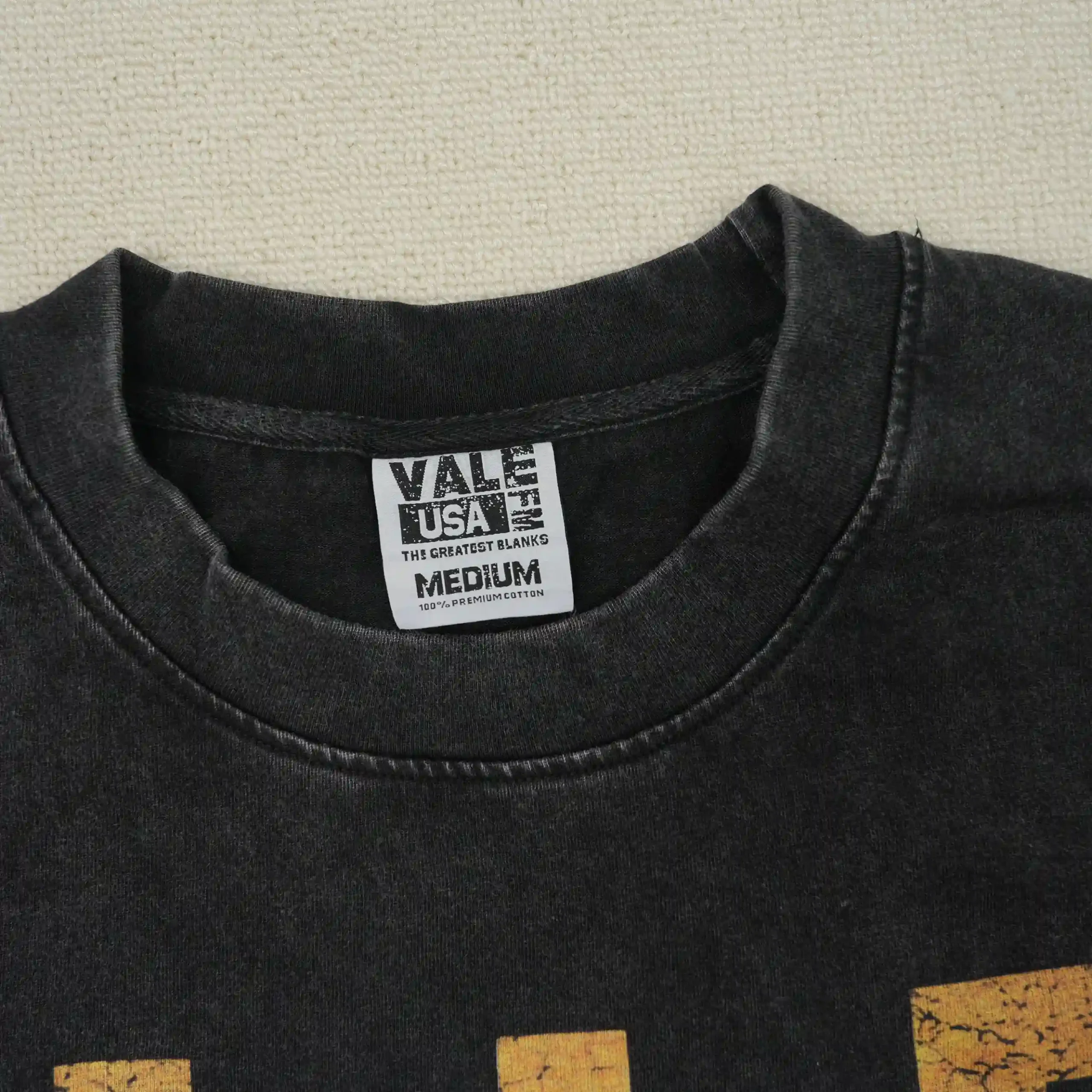 Jesus Vs Hellboy Tee Vintage Black - Image 8
