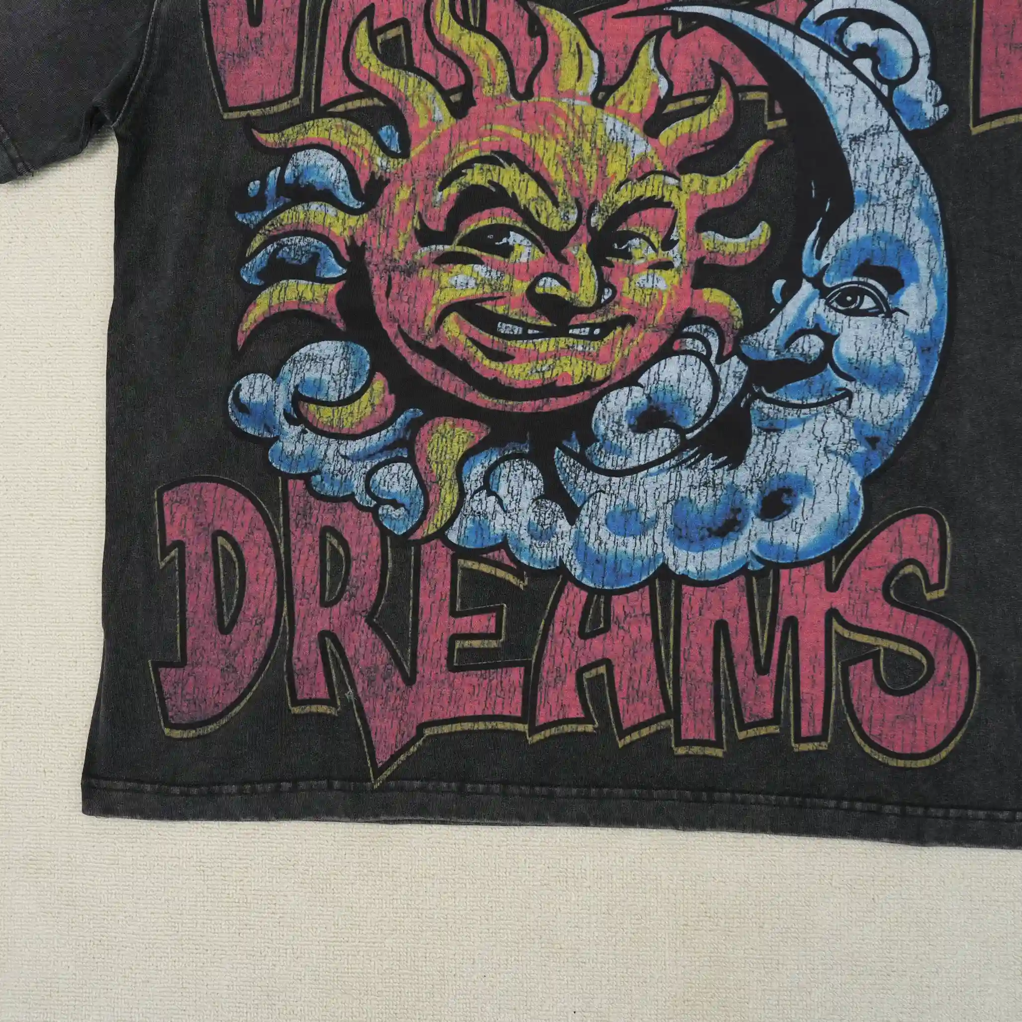 Vale Forever Thrashed Sun Tee Vintage Black - Image 5