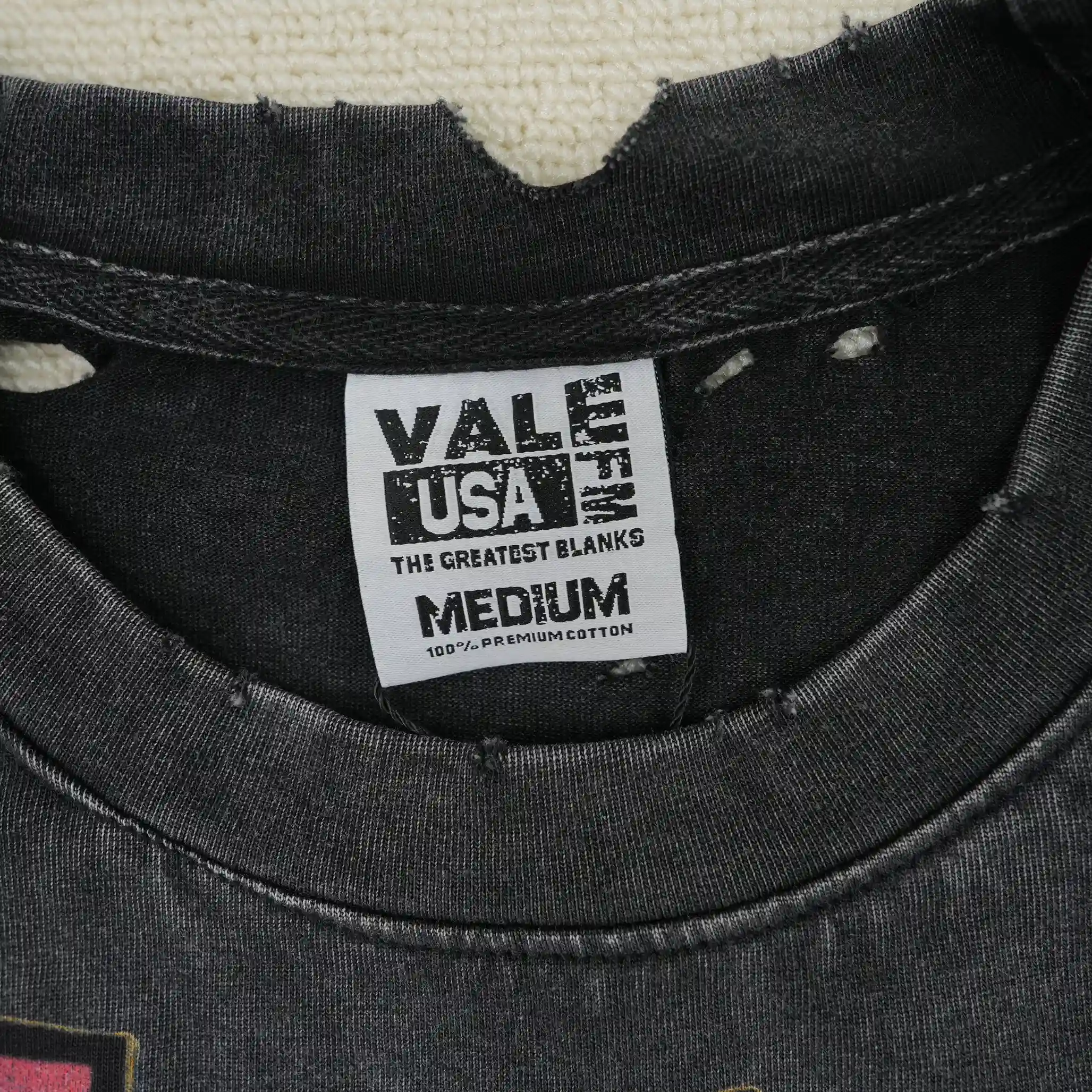 Vale Forever Thrashed Sun Tee Vintage Black - Image 9