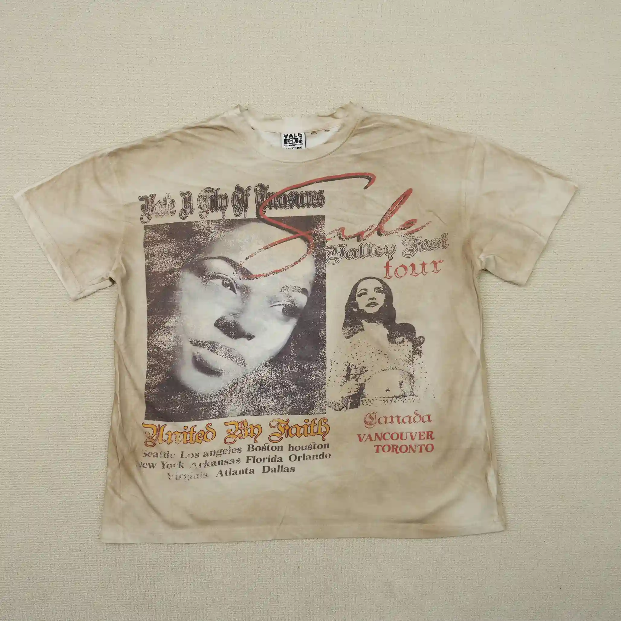 Vale Forever Valley Tour Tee Sade Cream - Image 3