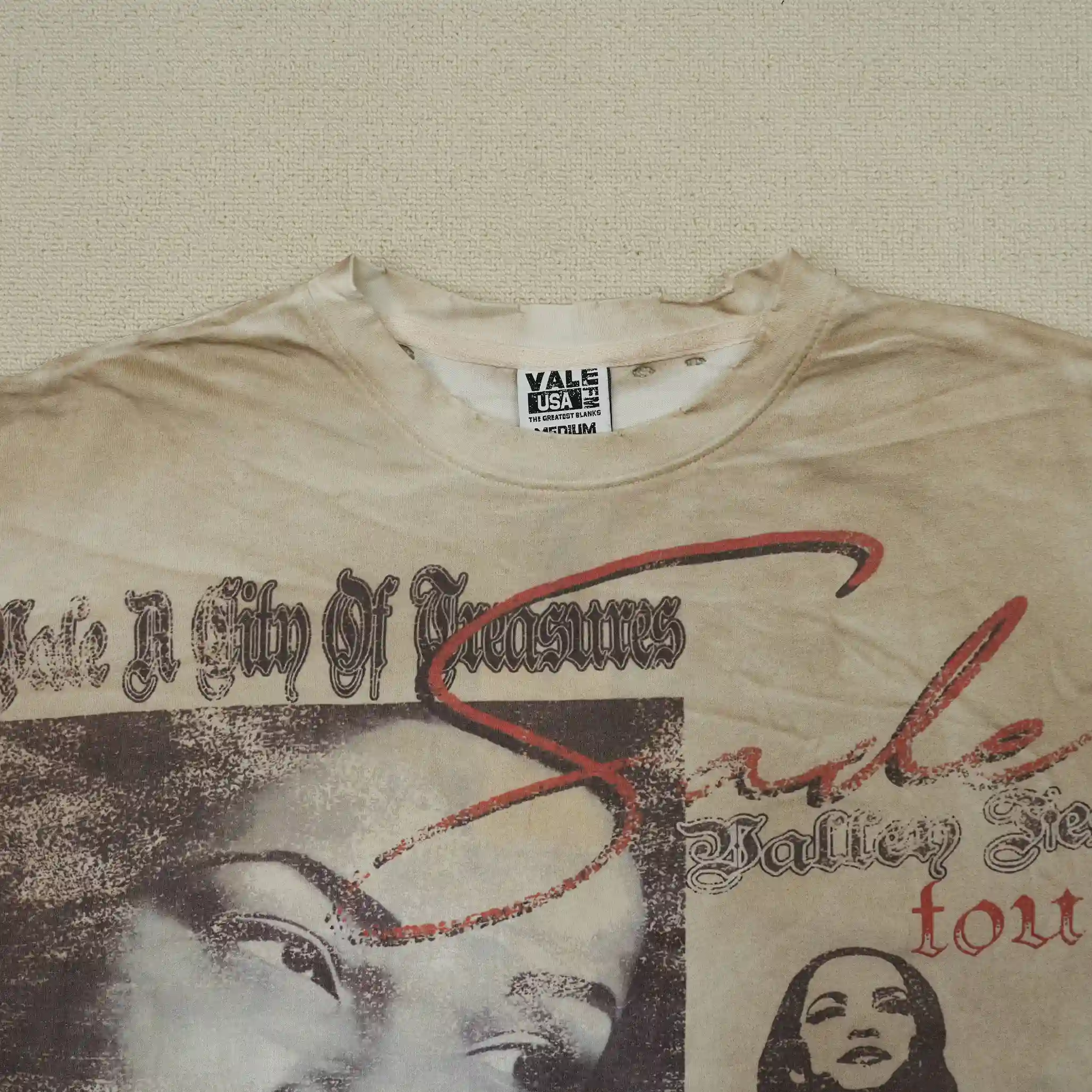 Vale Forever Valley Tour Tee Sade Cream - Image 9